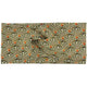 Twist Knot Headband mit Art Deco Pattern in Gold und Grün
